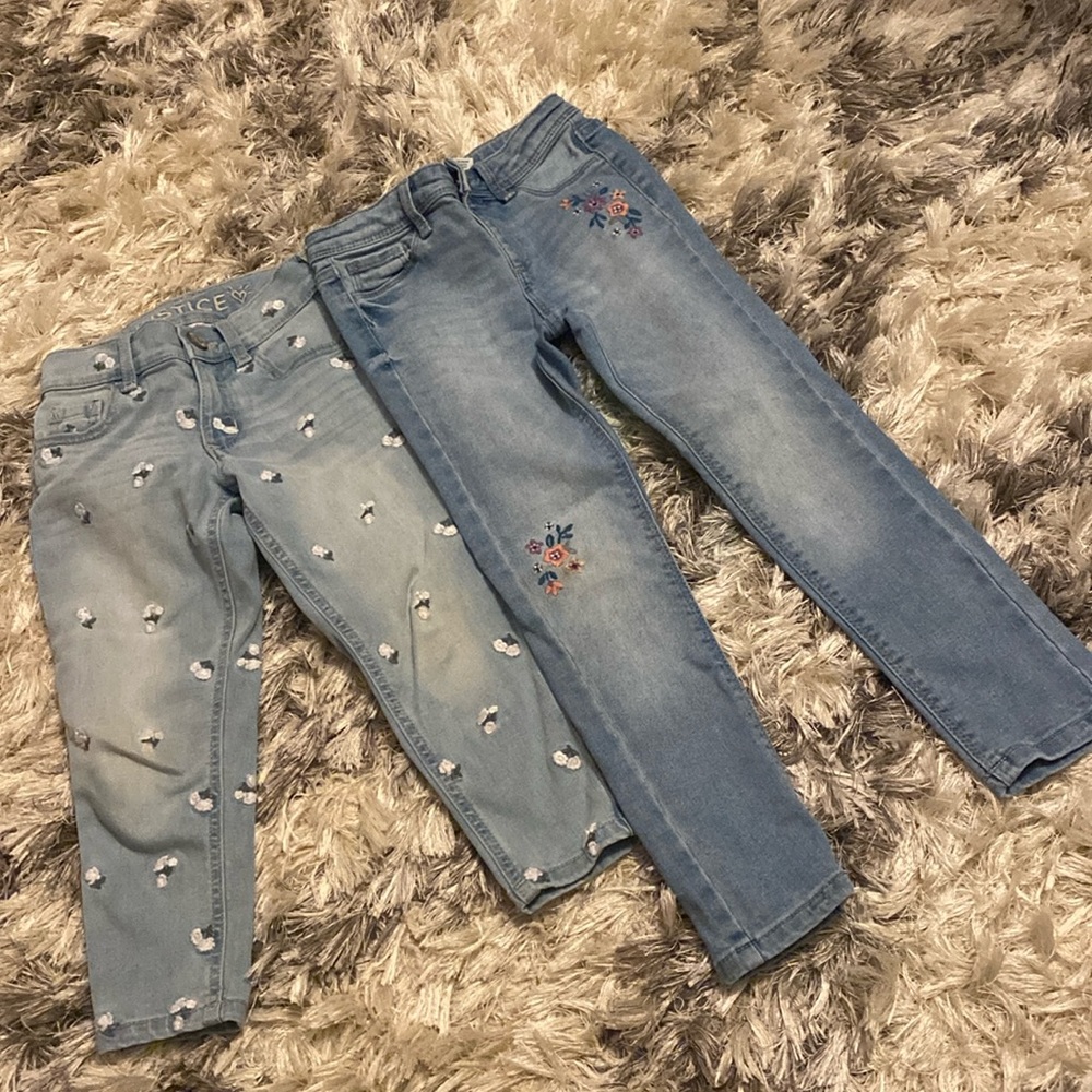 ~Set of Little Girls Jeans! Size 6! Excellent Condition!~